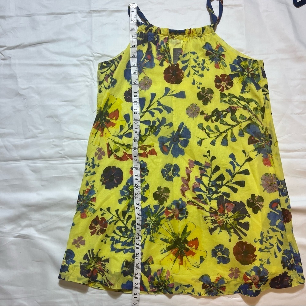Anthropologie Vanessa Virginia Keyhole Paintery A Line Dress Size 2 - Picture 7 of 10